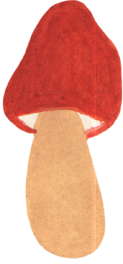 Watercolor Mushroom